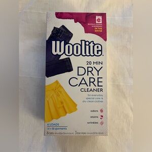1 Box Dry Cleaner's Secret Woolite Dry Clean At Home 6-Packets In Box